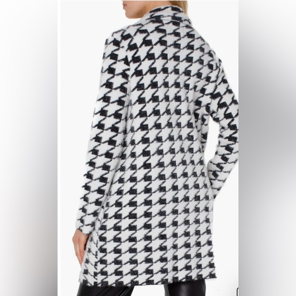 EUC | Liverpool Los Angeles | Finn Houndstooth Open Sweater Coat | XL - Picture 3 of 6